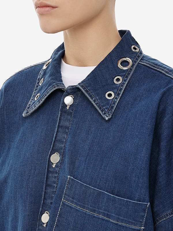 Рубашка жен ACT N°1 PFT2322U DENIM 01 BLUE - 4