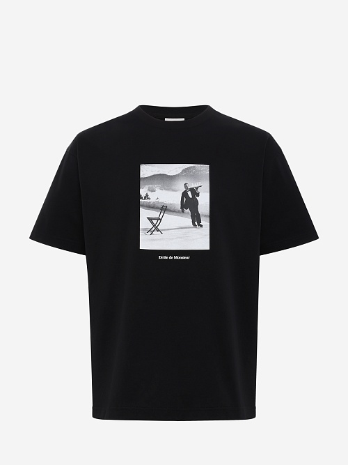 Футболка муж Drôle de Monsieur I-TS266-CO195-BL BLACK - 0