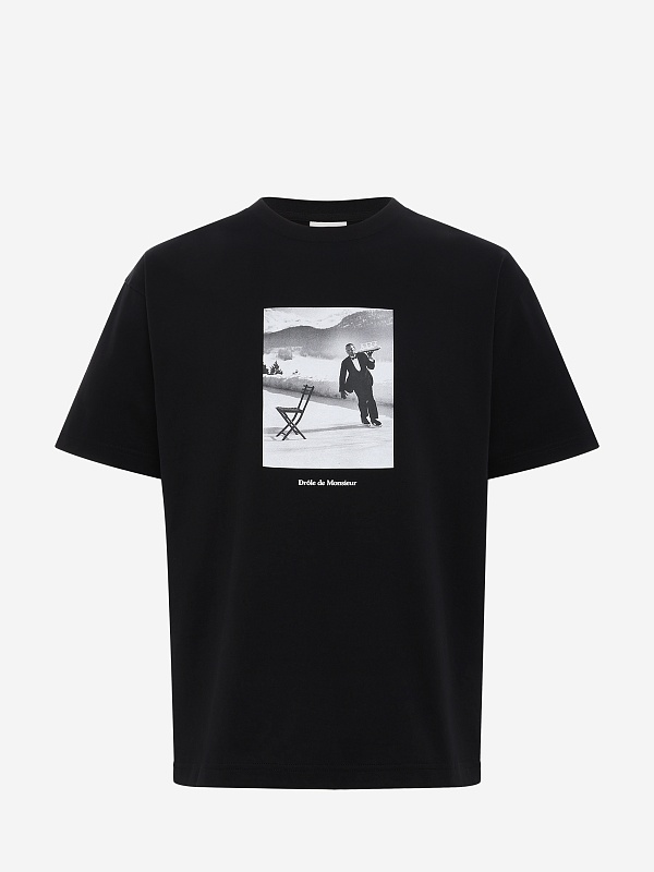 Футболка муж Drôle de Monsieur I-TS266-CO195-BL BLACK - 5