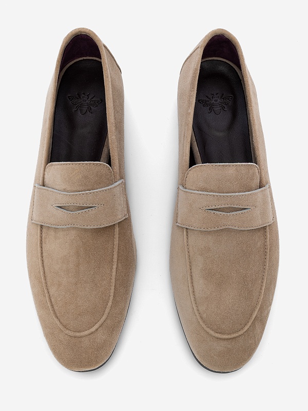 Лоферы жен Bougeotte FLASSU198B Light Beige - 3