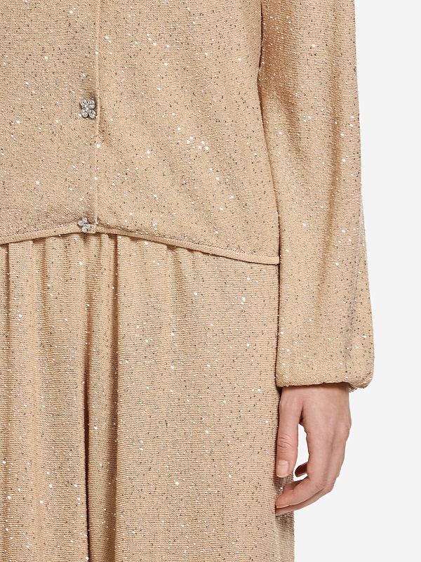 Кардиган жен Burka kn26-k003 Бежевый - 4