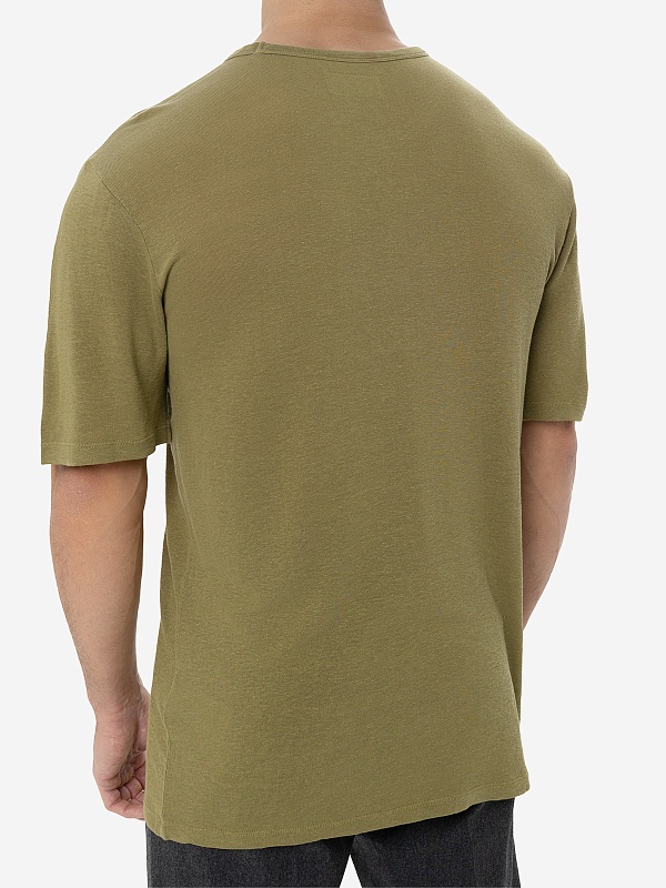 Футболка муж Officine Generale S24MTEE205PRE CARDAMOME - 4