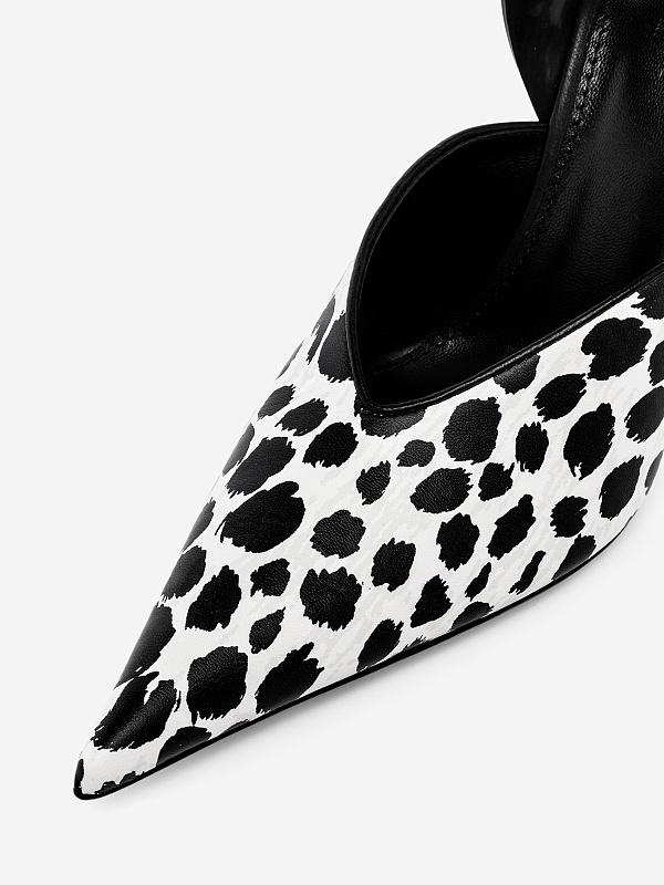 Слингбэки (каблук) жен Philosophy Di Lorenzo Serafini 3202 5784 A1002 Fantasy print White - 6