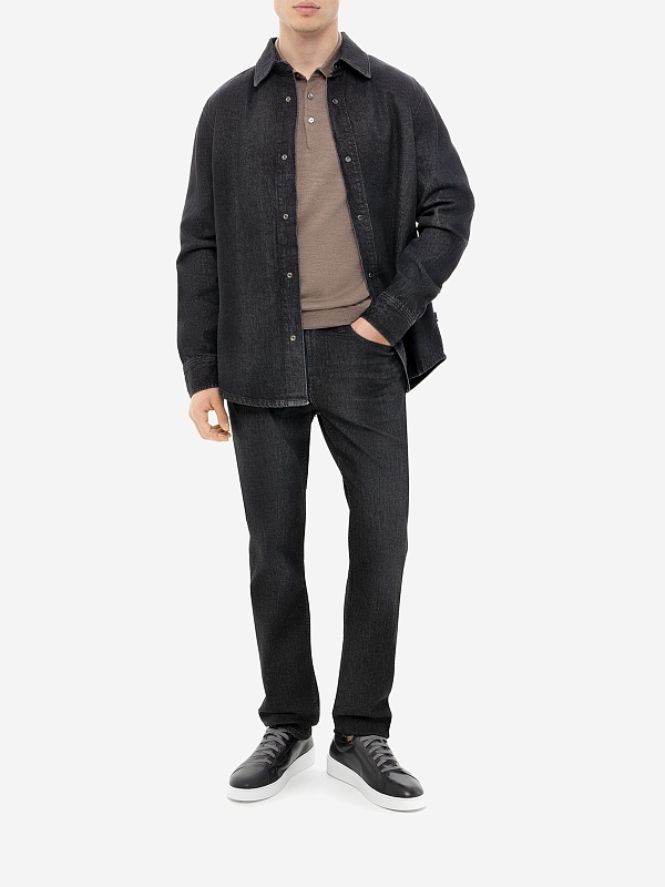 Рубашка муж 7 For All Mankind JSMLU890MJ BLACK - 2