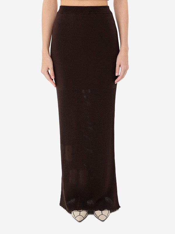 Юбка жен Burka kn25-sk001 Шоколадный - 2