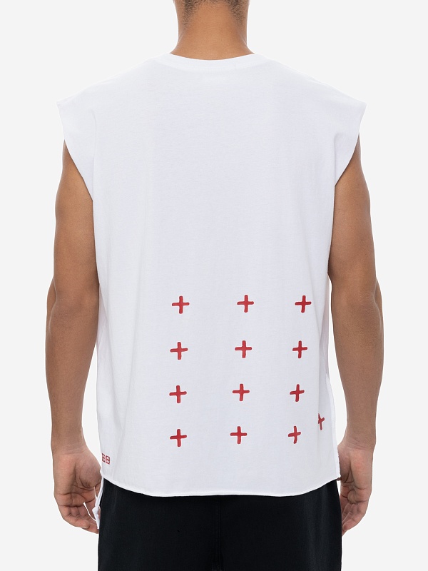 Майка муж Ksubi MPF25TA007 white - 3