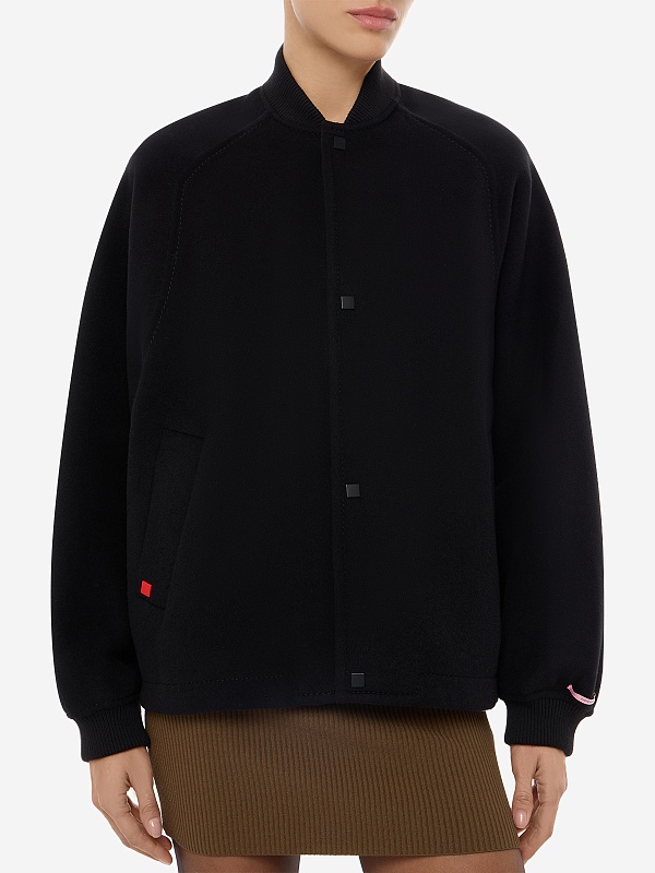 Бомбер жен MAX&CO 2626086043200 004 BLACK DOUBLE - 3