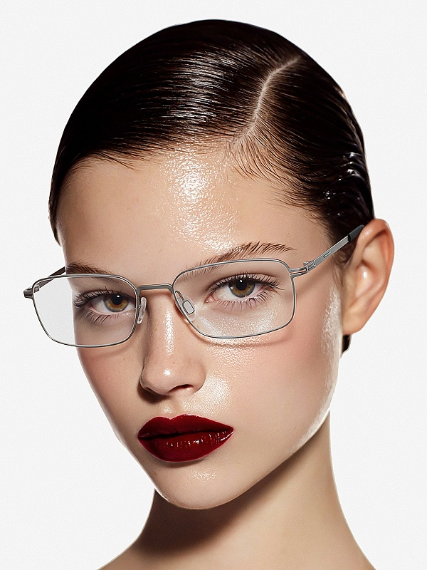 Оправа Ic Berlin IB Kouji Chrome Black RX Clear Flex 52 17 145 - 1