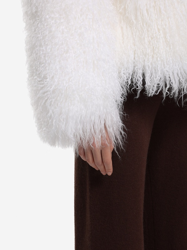 Шуба жен Burka AN-2405B/55BR Белый - 4