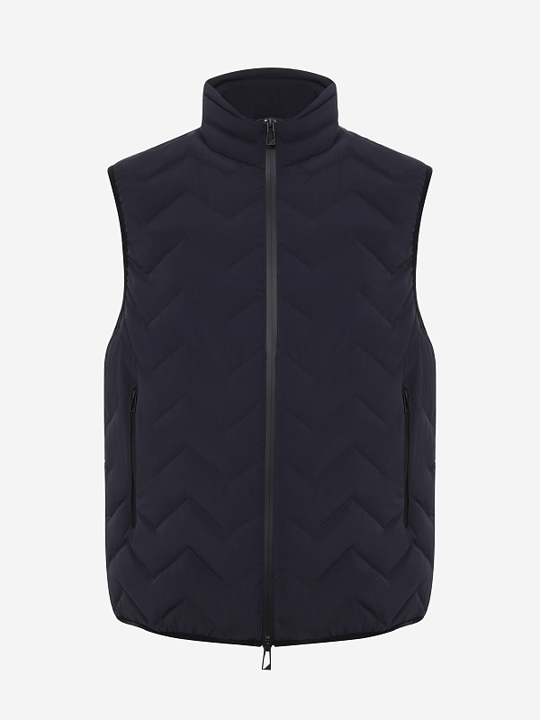 Жилет утепленный муж Emporio Armani EM004946 AF18499 UB118 ICONICO 0920 BLU NAVY EA - 0