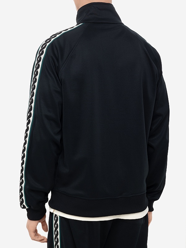 Толстовка на молнии муж Drôle de Monsieur PERM-SJ007-PL135-BL BLACK - 4