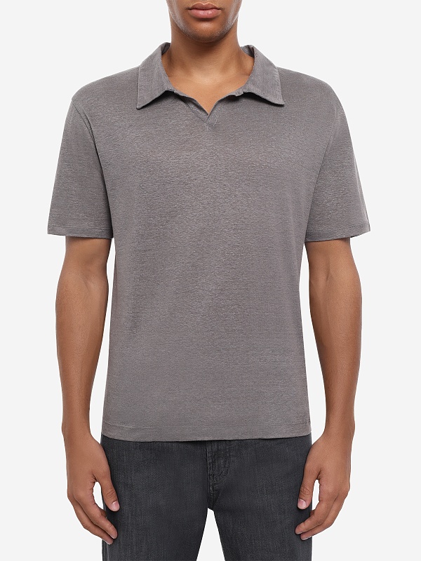Поло муж Officine Generale S26MTEE214 SMOKED PEARL - 3