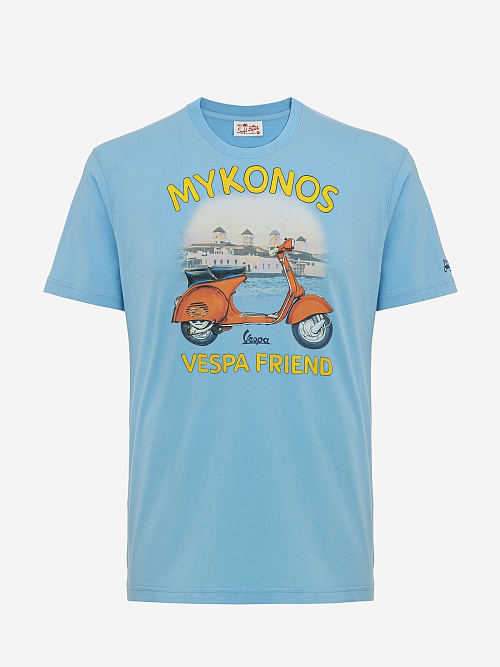 Футболка муж MC2 Saint Barth TSHM001 05837D MYKONOS VESPA 31 - 0