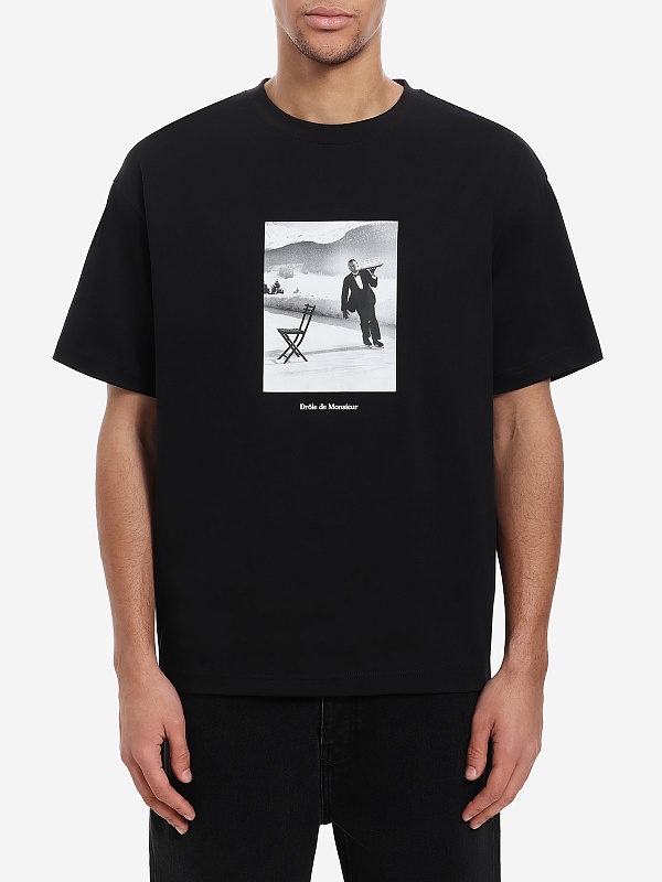 Футболка муж Drôle de Monsieur I-TS266-CO195-BL BLACK - 2