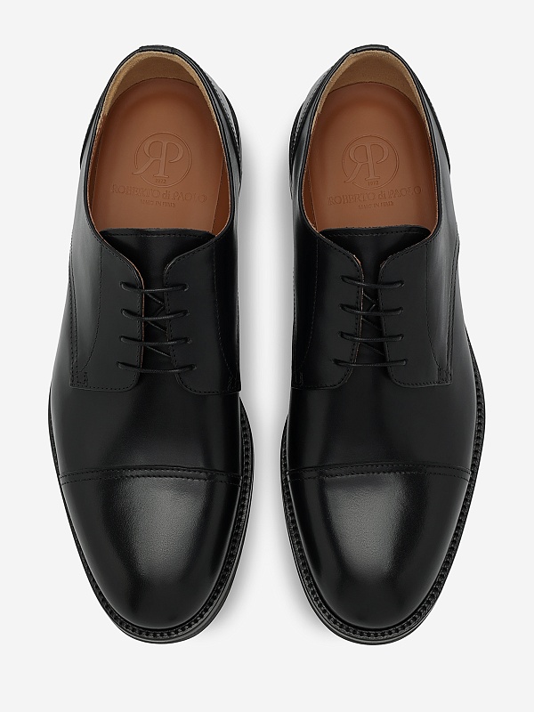 Дерби муж ROBERTO di PAOLO LUKAS Lace-up Derby BLACK - 5