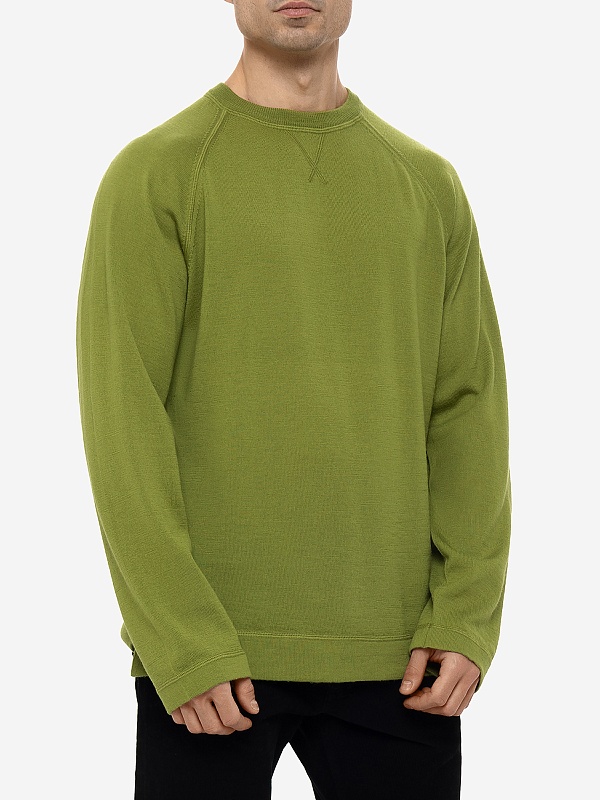 Свитер муж Officine Generale S24MKNT304PRE FRESH GREEN - 3