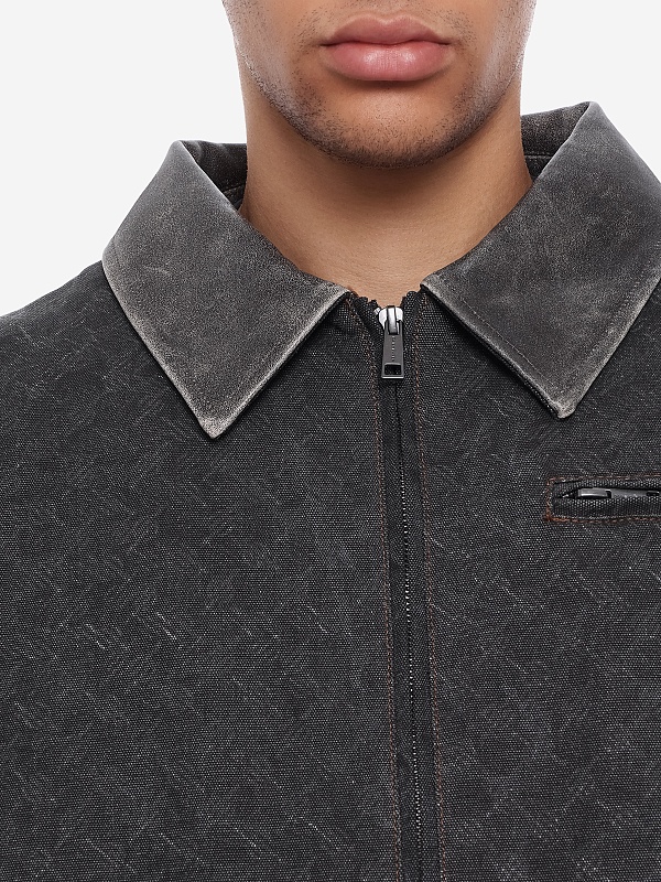 Куртка джинсовая муж Daily Paper 2610065 washed black - 5