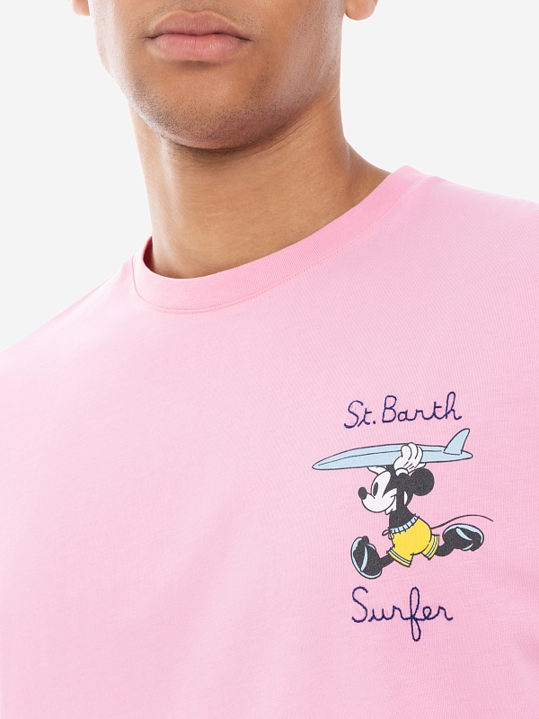 Футболка муж MC2 Saint Barth TSHM001 02632H MICKEY SURFER 23 EMB - 3