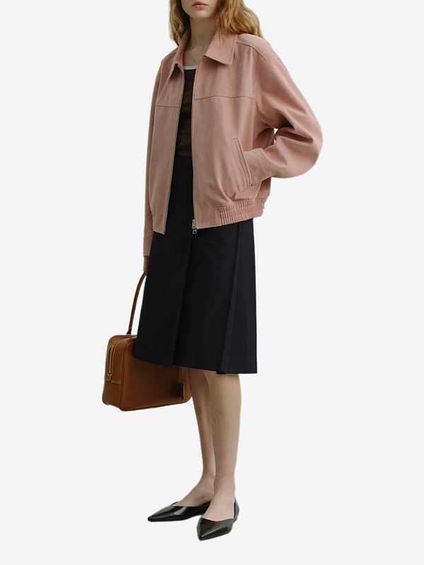 Бомбер жен DUNST UDJU6A107P1 SOFT PINK - 2