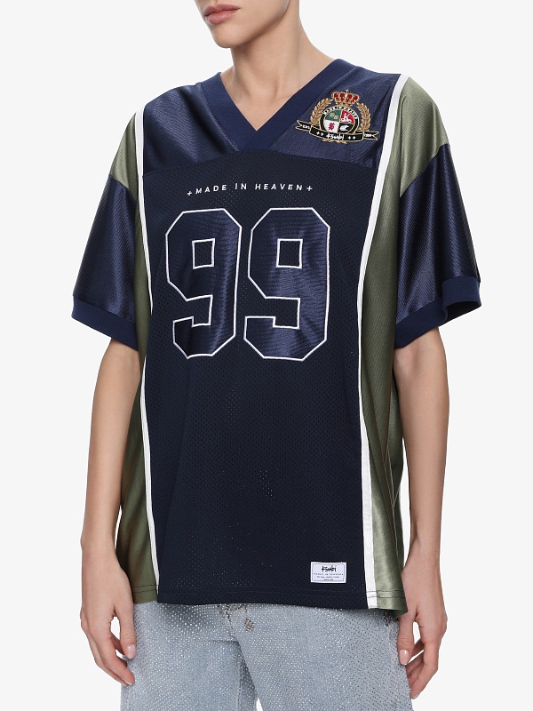 Футболка жен Ksubi WPS26FT014 navy - 1