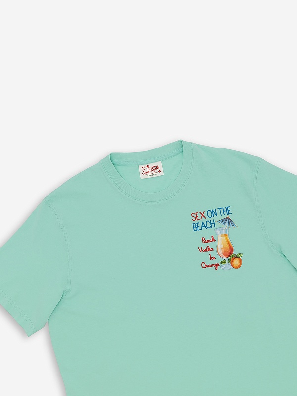 Футболка муж MC2 Saint Barth TSHM001 03557F BEACH COCKTAIL 55 EMB - 2