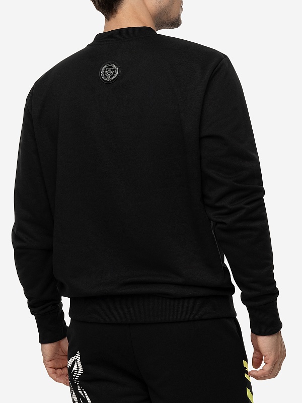 Толстовка муж Philipp Plein Sport SADC MJO1163 SJO001N 02 black - 3