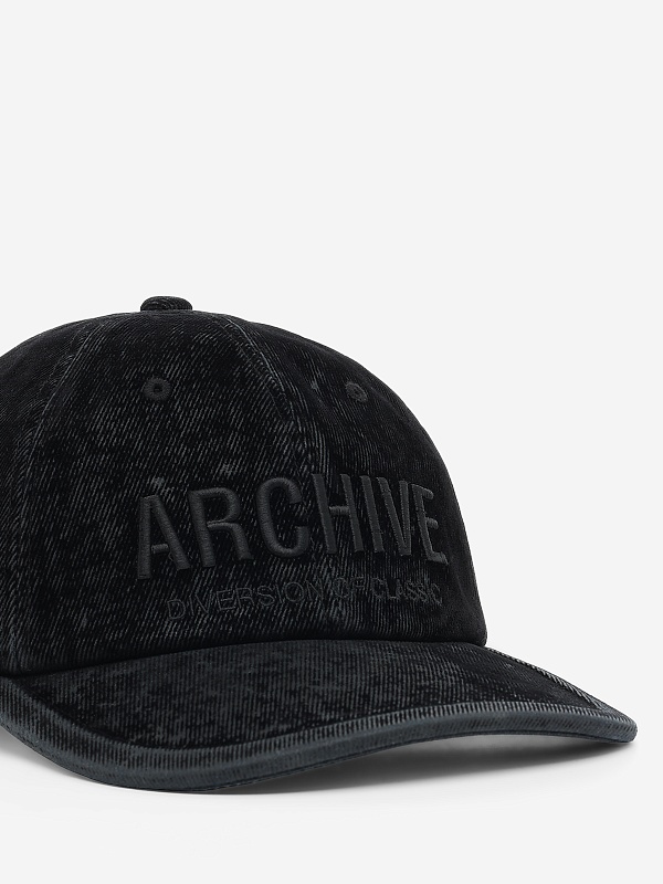 Кепка муж Juun.J Archive Denim Ball Cap Black 5 - 2