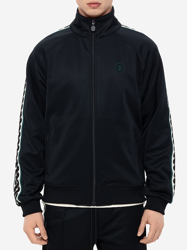 Толстовка на молнии муж Drôle de Monsieur PERM-SJ007-PL135-BL BLACK - 3