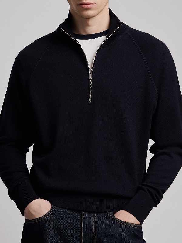 Свитер муж Barena Venezia KNU5704 0504 170 Navy - 4
