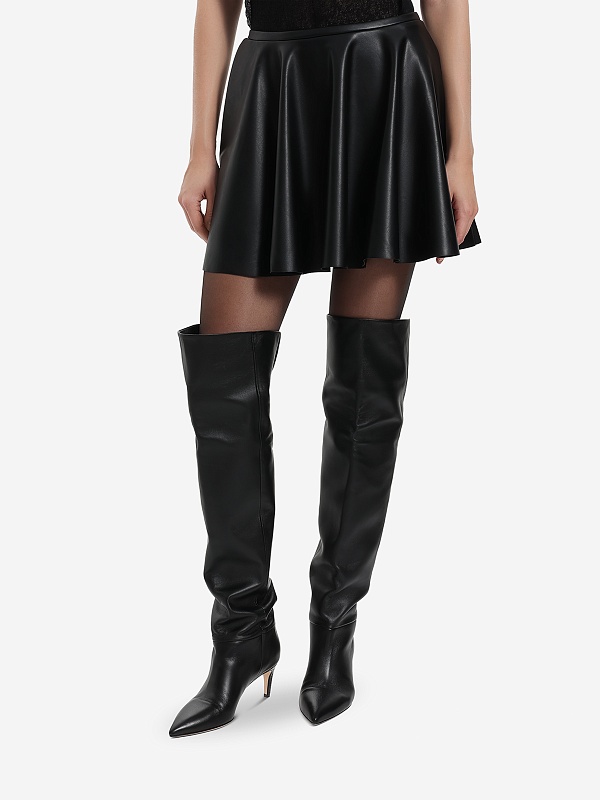 Юбка жен Norma Kamali ST325SLV015001 BLACK - 3