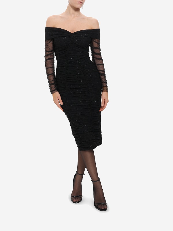 Платье жен Nissa RS16148 black - 2