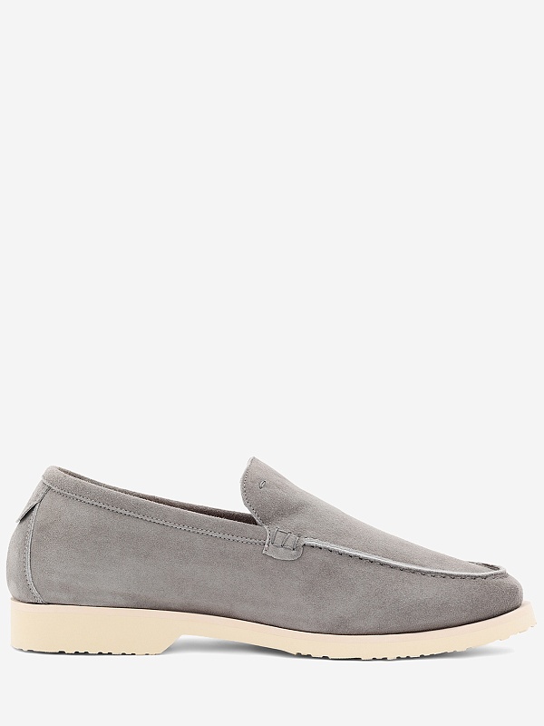 Лоферы муж Andrea Ventura Firenze 272-SHORE LS ZERO GRAVITY SUEDE(CACHEMIRE) SMOKE GREY - 1