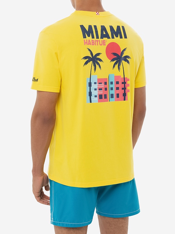 Футболка муж MC2 Saint Barth TSHM001 02622H MIAMI POSTCARD 91 - 2