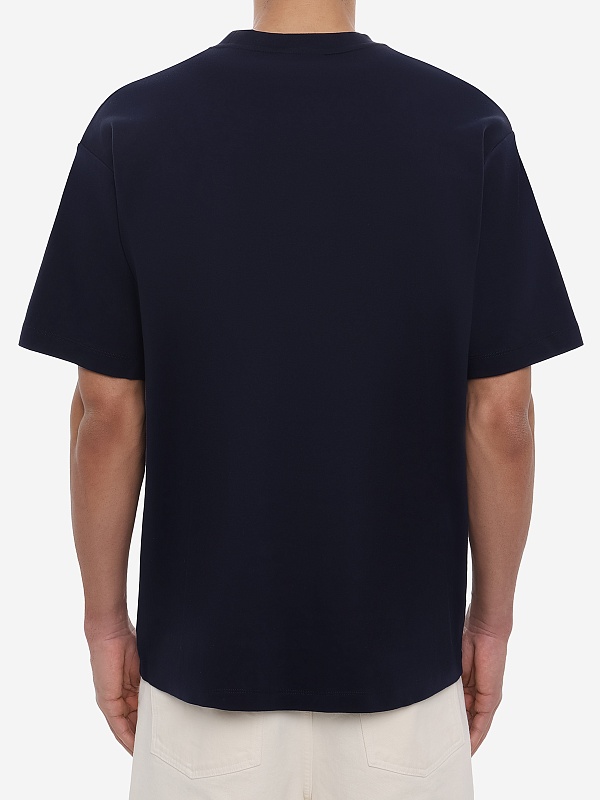 Футболка муж Drôle de Monsieur J-TS291-CO002-NY NAVY - 4