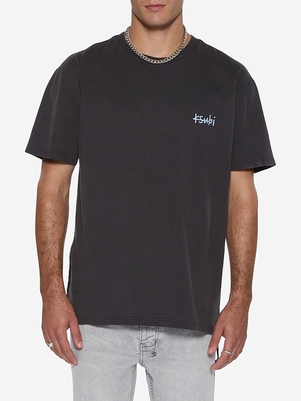 Футболка муж Ksubi MFA25TE005 BLACK - 1