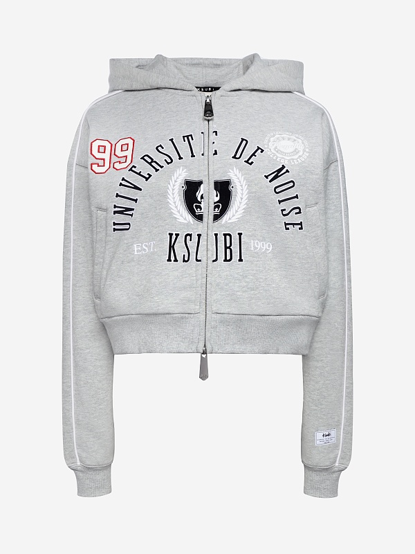 Худи жен Ksubi WSP26FL002 grey - 0
