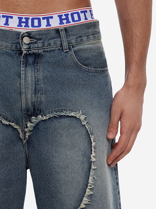 Шорты муж Carne Bollente SS26SH0101 Off-Blue - 5