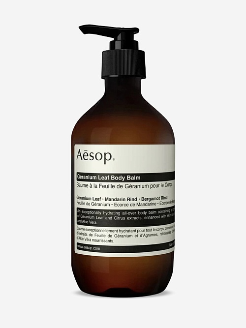 Бальзам для тела унисекс AESOP B500BM08 Geranium Leaf Body Balm 500 мл - 0