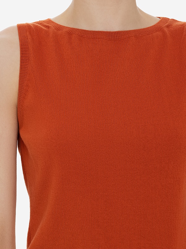 Топ жен Officine Generale S24WKNT305 ORANGE - 5