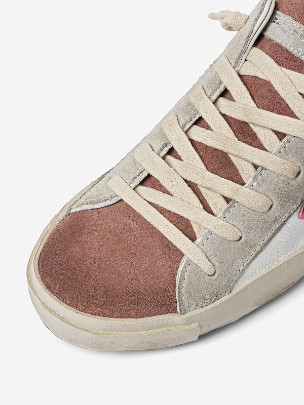 Кеды жен Philippe Model PRLD WX29 VINTAGE MIXAGE_BLANC POURPRE - 5