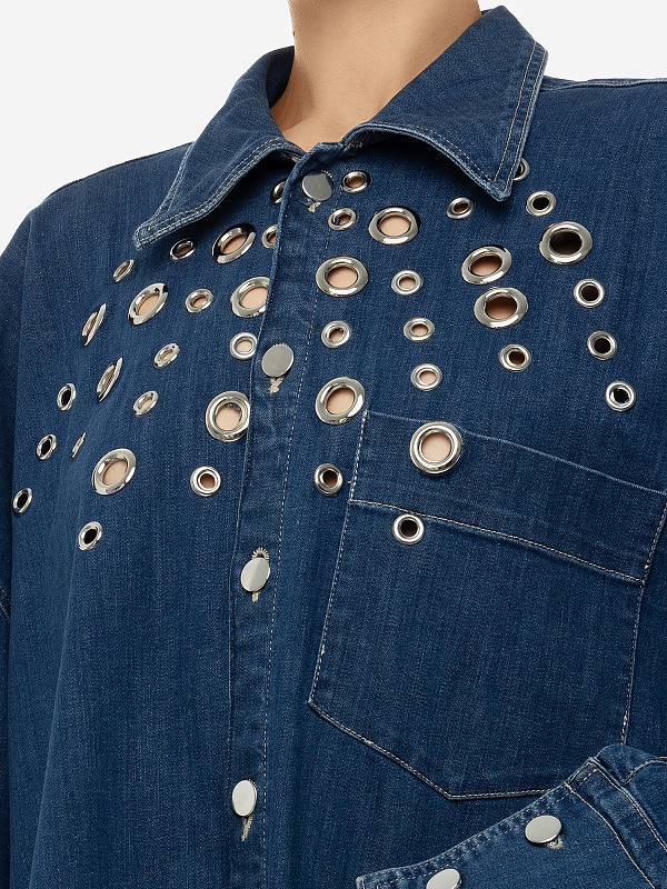 Платье жен ACT N°1 PFD2301 DENIM 01 BLUE - 5