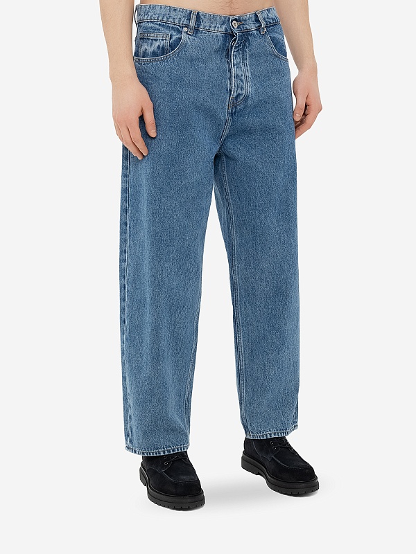 Джинсы муж Drôle de Monsieur E-BP168-CO123-BE BLUE - 3