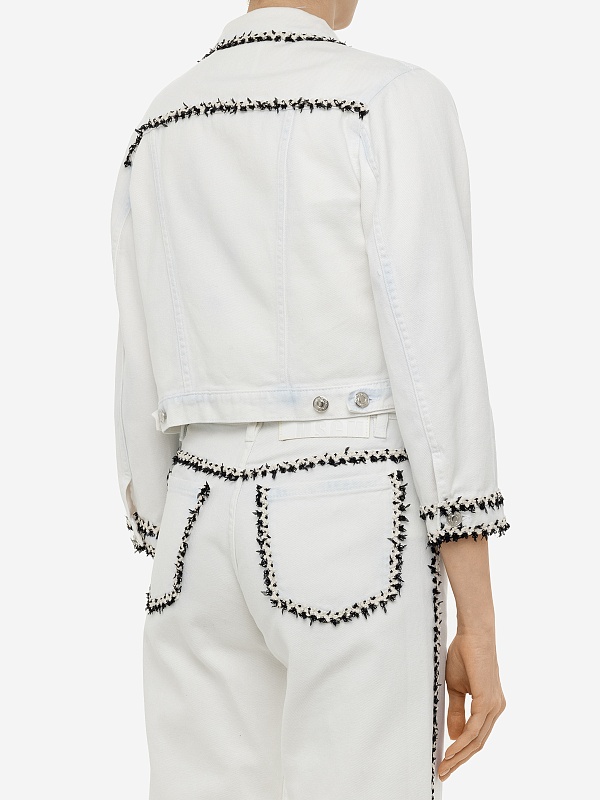 Куртка джинсовая жен MSGM 3442MDH233L 237289 82 - 4