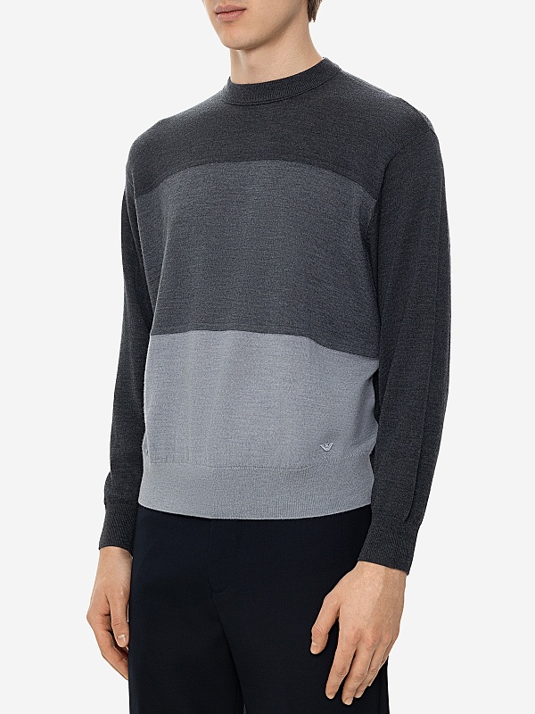 Свитер муж Emporio Armani 6D1MXM 1MKBZ F603 F.GREY MELANGE - 3