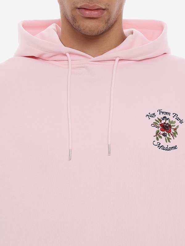 Худи муж Drôle de Monsieur J-HO169-CO127-LPI LIGHT PINK - 5