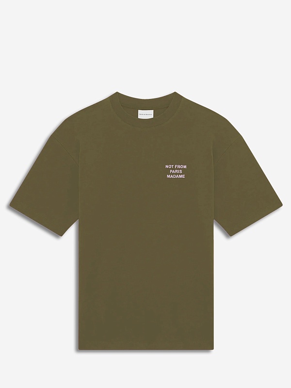 Футболка муж Drôle de Monsieur I-TS203-CO002-KK KAKI - 4