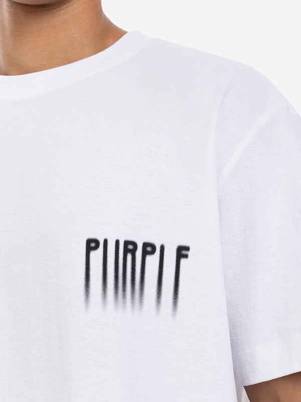 Футболка муж PURPLE P104-TBWB325 WHITE - 4