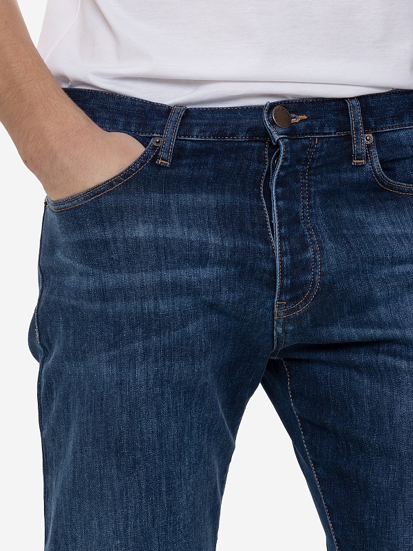 Джинсы муж Emporio Armani 8N1J21 1G0LZ 0942 DENIM BLU MD - 5
