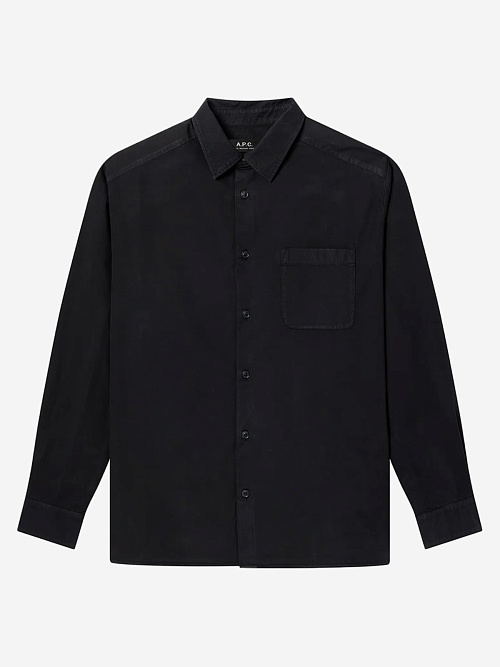 Рубашка муж A.P.C. COHKU-H12553 LZA FAUX BLACK - 0