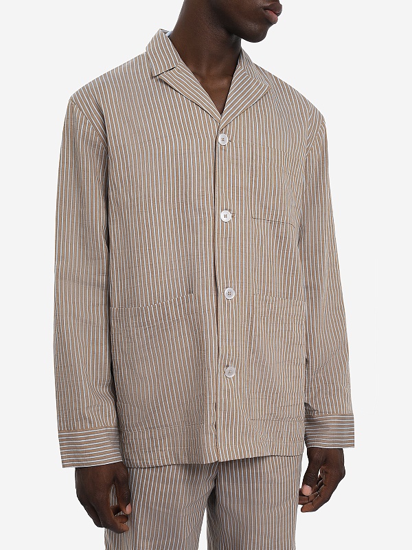 Рубашка муж Officine Generale S26MOVS074 GINGER/DREAMBLUE - 3